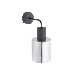 Wall Lamp - Black & Graphite Shade