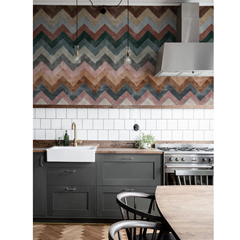 Mural Wallpaper Contemporary  Chevron