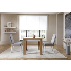 Extendable Table 90-180 – Riviera Oak Light & White