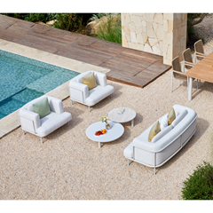 Garden Sofa Set of 4 – Domestic Silver White