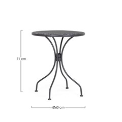 Lizette Charcoal Table D60