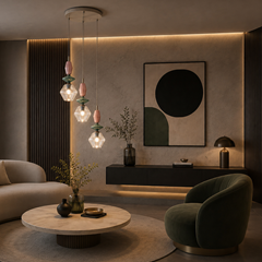 Zen Pendant Lamp – Brown & Cognac