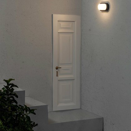 LED Wall Light 7W 3000K - Dark Grey