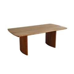 Dining Table 200x100x75cm - Walnut