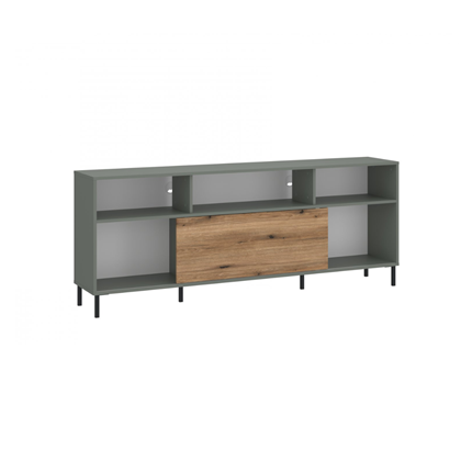 TV Unit Grey-Green PVC Oak Coast Evoke