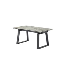 Dining Ceramic Table Extendable 160-240(40+40)x90x76 - Light Grey