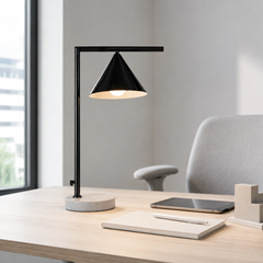 Black Table Lamp - D250mm H530mm