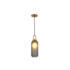 Pendant Light – Grey/Antique Brass