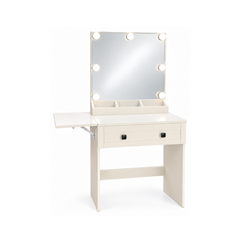 LED Dressing Table with Melamine USB Socket  60x140 – White