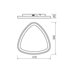 Andromeda LED Ceiling Light – Black
