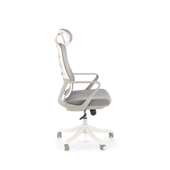 Office Chair Adjustable Grey White
