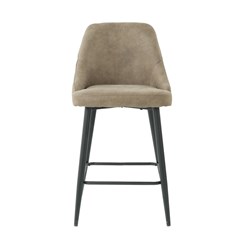 Bar Stool C809 - Brown & Black