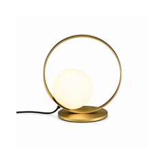 Halo Table Lamp – Gold & Opal