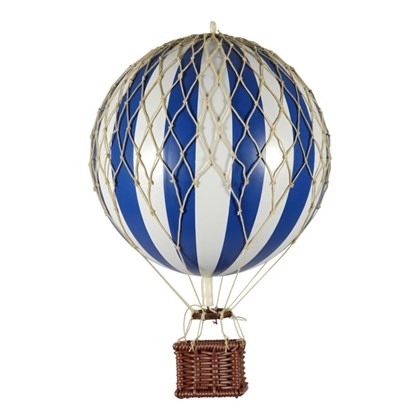 Vintage Balloon Model Travels Light Blue White