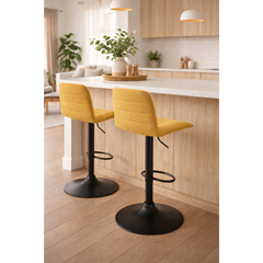Modern Bar Stool  – Fabric