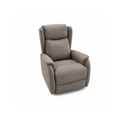 160 Wide-Angle Manual microfiber Power Lift Recliner – Dark Grey