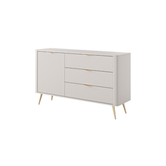 Bedroom Set 160x200 – Beige & Gold
