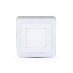 15W LED Panel Surface Twin Square Warm
