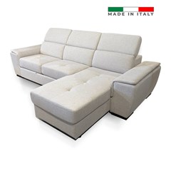 Sofa 3 Seater with Chaise Reversible - Light Grey
