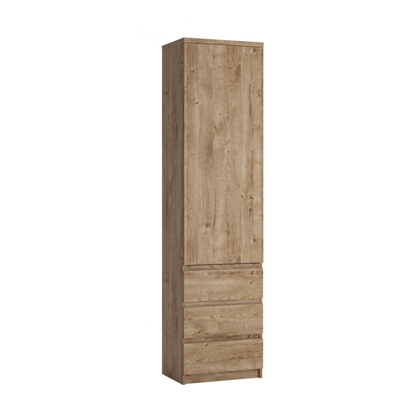 Linen Cabinet 1Door 3Shelves – Ribbeck Oak Gold