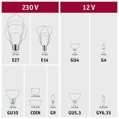 Led Drop Crown Mirror E27