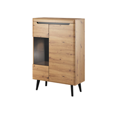 Showcase Cabinet 90 – Artisan Oak