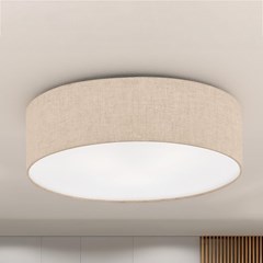 Ceiling Lamp Rondo 4 Panels White E27 15W