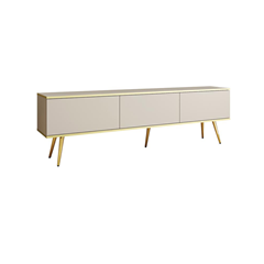 TV Unit with Gold Legs 175 – Grey