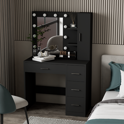 Dressing Table - Black 90X45X140cm