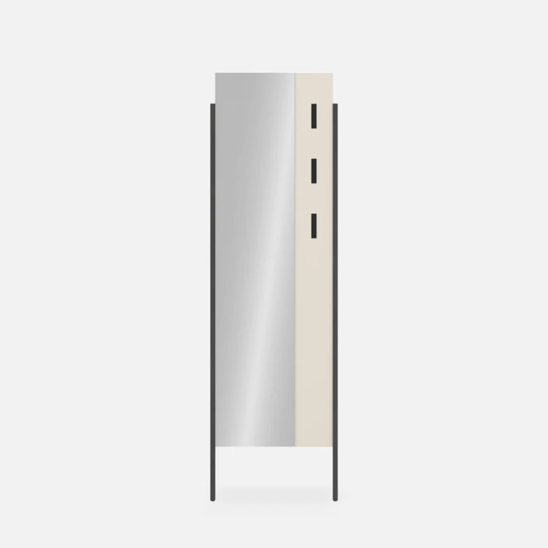 Hallway Wardrobe with Mirror - Cashmire