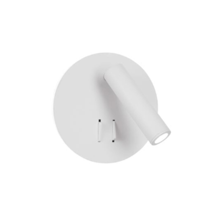 Sandy White Aluminium Wall Light