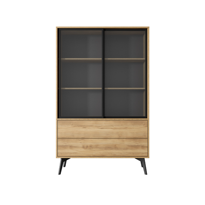 Showcase Cabinet – Golden Baroque Oak