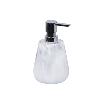 Soap Dispenser White Marble 9x15.5cm