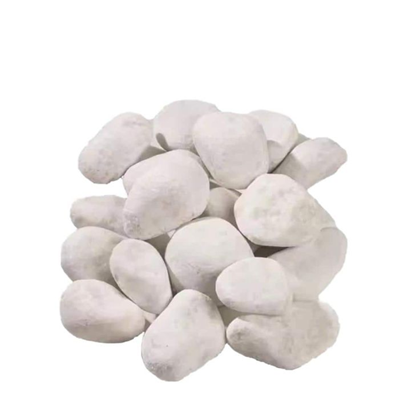 Pebbles 20 Kg Bag – Rain Flower Stones White