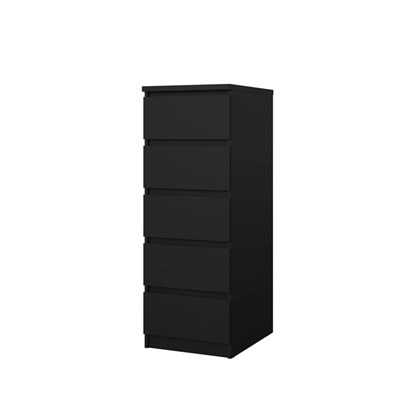 Black Naia Chest 5 drawers.