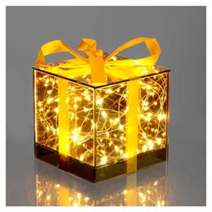 Christmas Gift Box 12cm - Gold