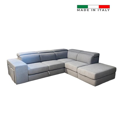 L-Shaped Sofa Bed 2-Seater With Corner Right 00296-R22