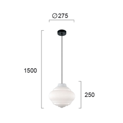 The Pendant Boho lamp