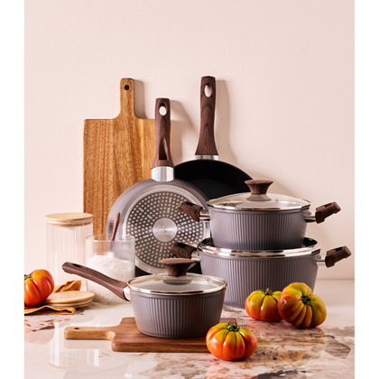 Batteria 8 Piece – Forged Aluminium Cookware Set