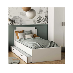 White Single Bed Frame
