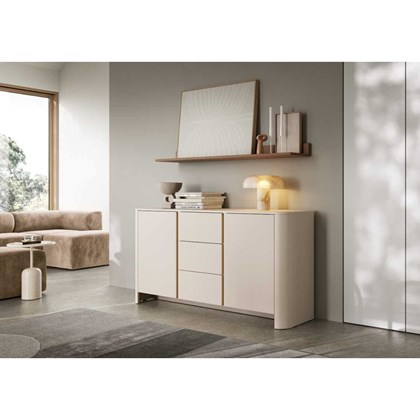 Sideboard – 3 Drawers & 2 Doors, Cashmere