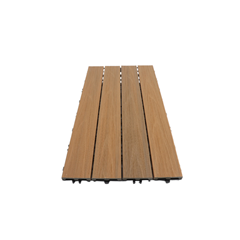 Outdoor WPC Tiles 30x60x2.1cm - Teak