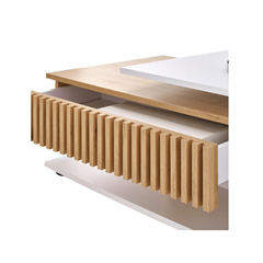 Coffee Table - White & Artisan Oak