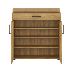 Shoe Cabinet 2D-1S – PVC Oak Grandson