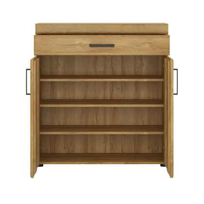 Shoe Cabinet 2D-1S – PVC Oak Grandson