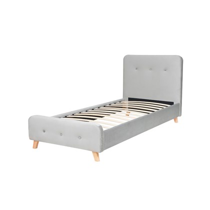 Upholstery Bed 90x200 - Light Grey