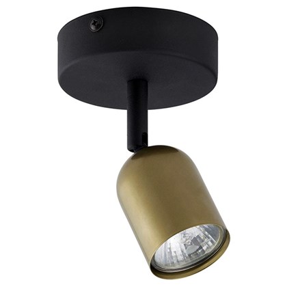 Ceiling Lamp Top - Black & Gold GU10 10W