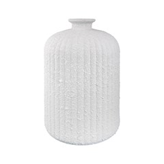 Vase Sumatra Glass White H23