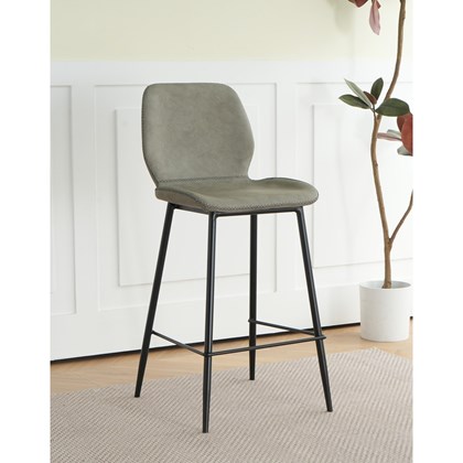 Bar Chair Pu Grey