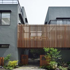 Outdoor WPC Tube - Teak 100x50x2950mm